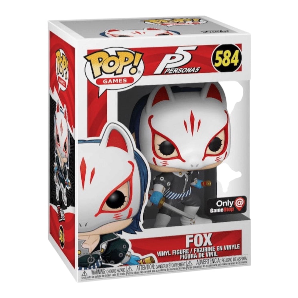 Funko POP! Games: Persona 5 - Fox 584 (Only at GameStop) (Minor Box Damage) (ONLINE ORDER ONLY)