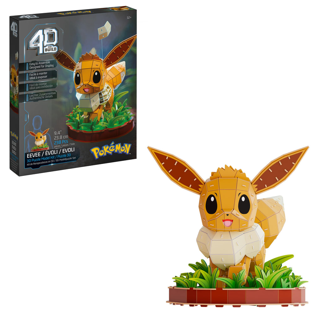 Pokemon 4D Build Eevee 3D Puzzle Model Kit (ONLINE ORDER ONLY)