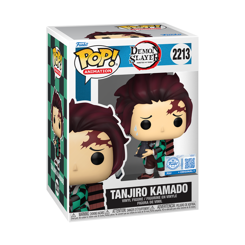 Funko POP! Animation: Demon Slayer - Tanjiro Kamado with Crow 2213 (ONLINE ORDER ONLY)