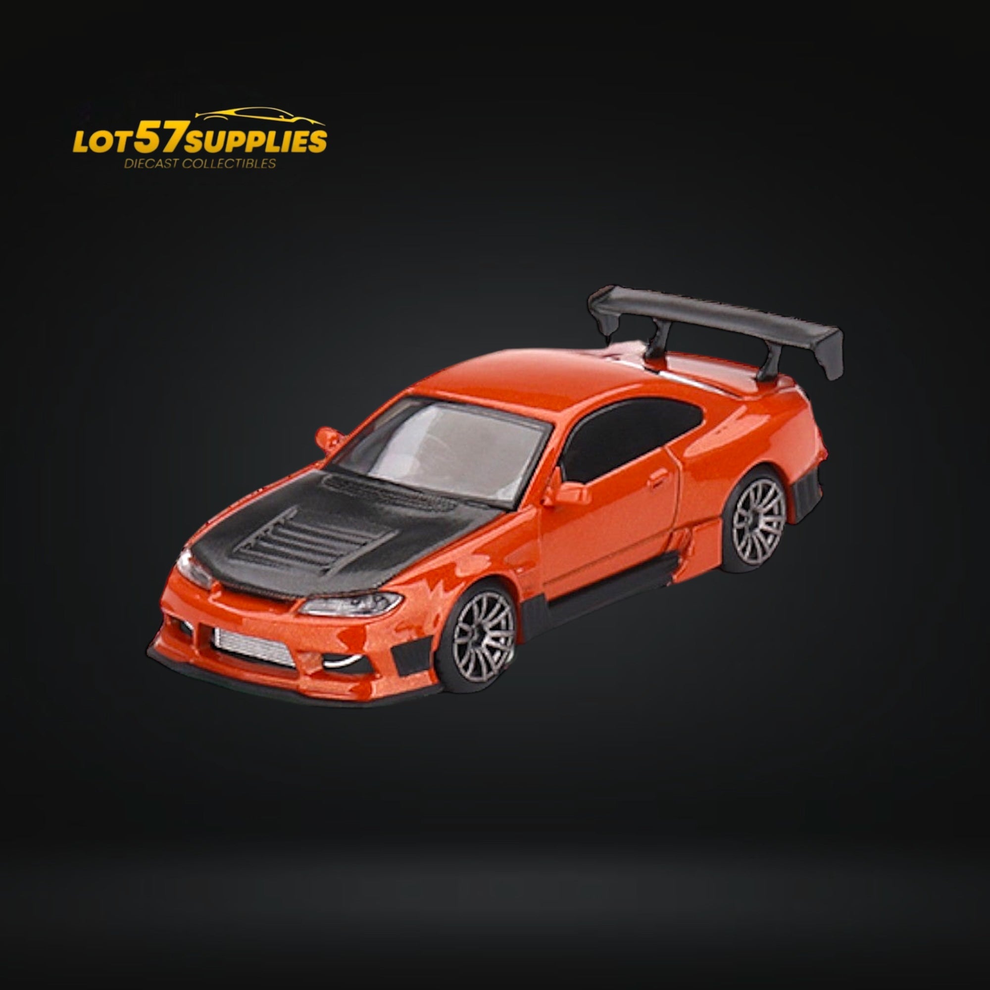 Mini-GT Nissan Silvia S15 D-MAX Metallic Orange #581 1:64 MGT0581 (ONLINE ORDER ONLY)