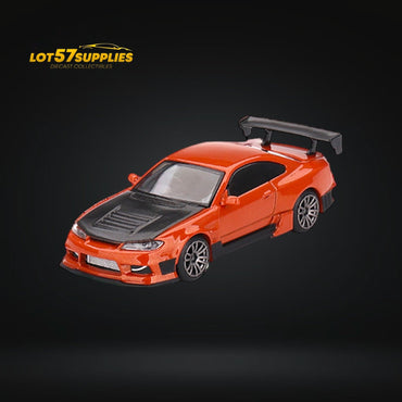 Mini-GT Nissan Silvia S15 D-MAX Metallic Orange #581 1:64 MGT0581 (ONLINE ORDER ONLY)