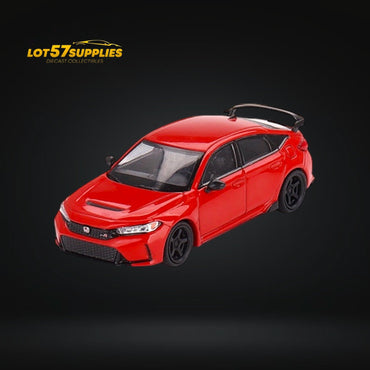 Mini-GT Honda Civic Type R Rallye Red 2023 W/ Advan GT Wheel #546 1:64 MGT00546 (ONLINE ORDER ONLY)
