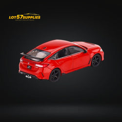 Mini-GT Honda Civic Type R Rallye Red 2023 W/ Advan GT Wheel #546 1:64 MGT00546 (ONLINE ORDER ONLY)