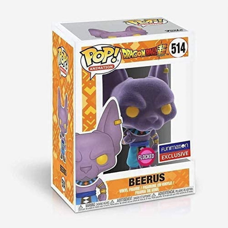 Funko POP! Animation: Dragonball Super - Beerus (Flocked) 514 (ONLINE ORDER ONLY)