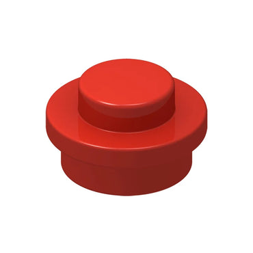 Red 4073 1x1 Round Plate Brick – Choose Quantity – LEGO® Compatible Bulk Lot (ONLINE ORDER ONLY)