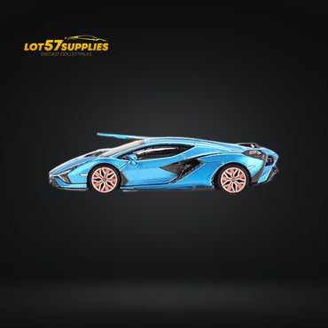 Mini-GT Lamborghini Sián FKP 37 Blu Aegir #573 1:64 MGT00573 (ONLINE ORDER ONLY)