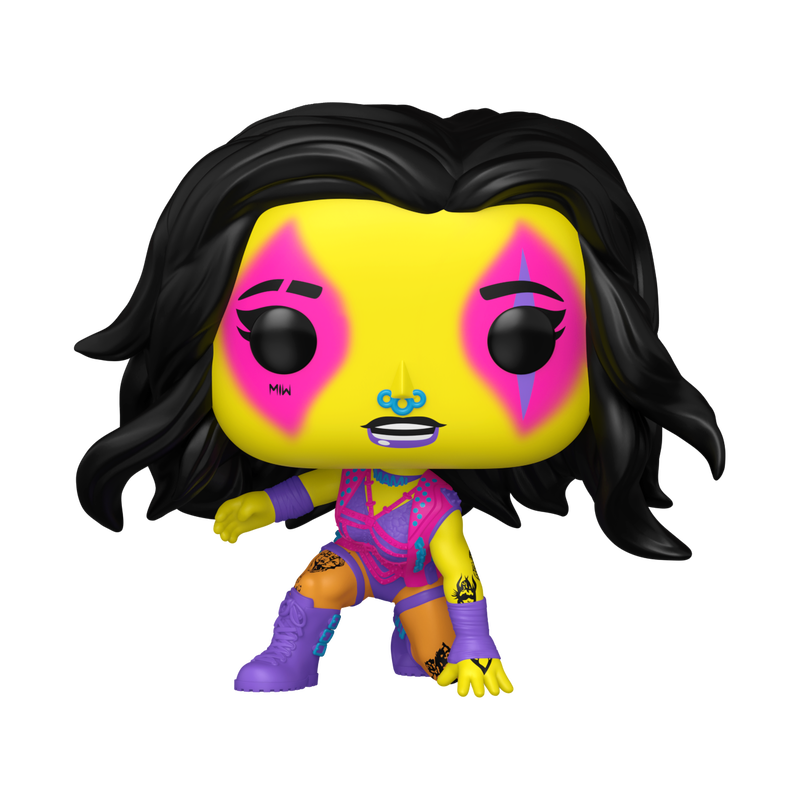 Funko POP! WWE: Rhea Ripley WrestleMania XL 193 (BLACK LIGHT CHASE) (ONLINE ORDER ONLY)