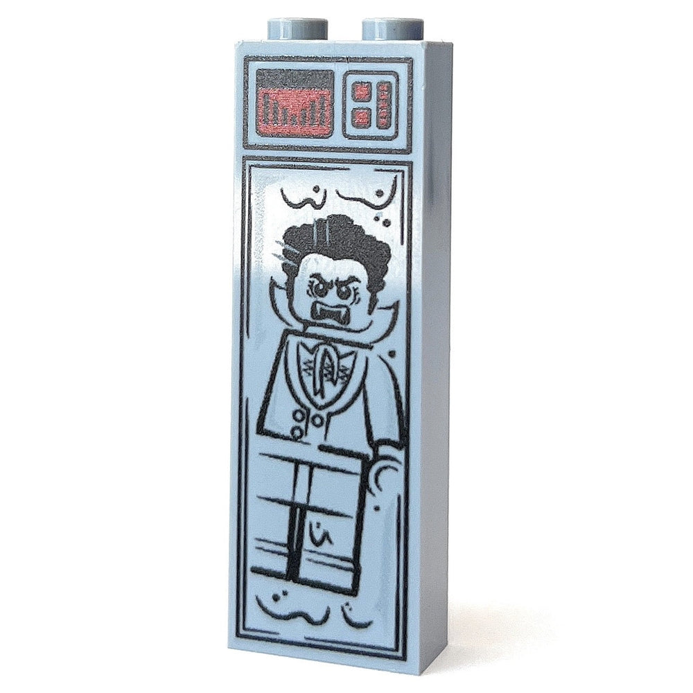 Dracula (Halloween) in Carbonite (1x2x5 Brick) - B3 Customs (Online Order Only)
