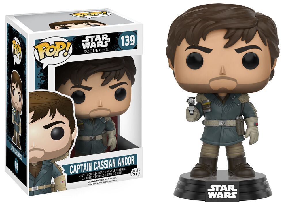 Funko POP! Star Wars Rogue One: Captain Cassian Andor 139 (ONLINE ORDER ONLY)
