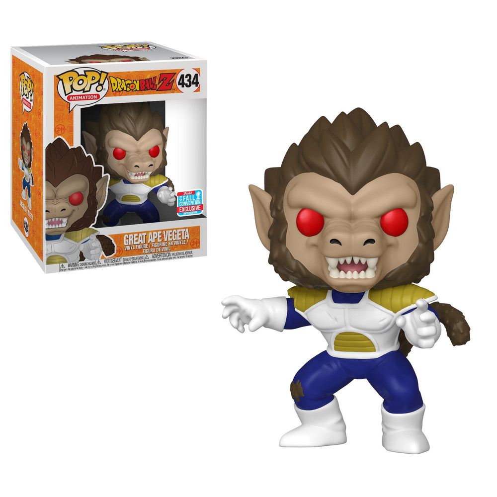 Funko POP! Animation: Dragon Ball Z - Great Ape Vegeta 434 (2018 Fall Convention Exclusive) (Box is Damaged) (ONLINE ORDER ONLY)