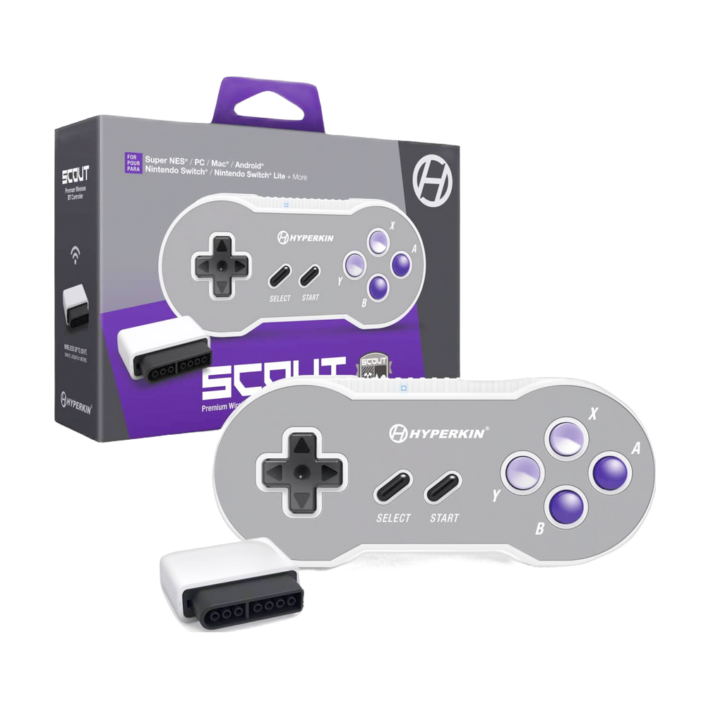 Hyperkin Scout Wireless Controller | Switch SNES | New (ONLINE ORDER ONLY)