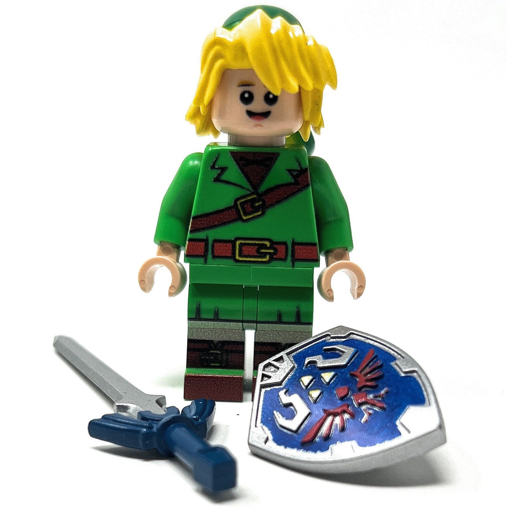 Link - Custom Legend of Zelda Minifig made using LEGO parts (Online Order Only)
