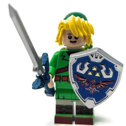 Link - Custom Legend of Zelda Minifig made using LEGO parts (Online Order Only)