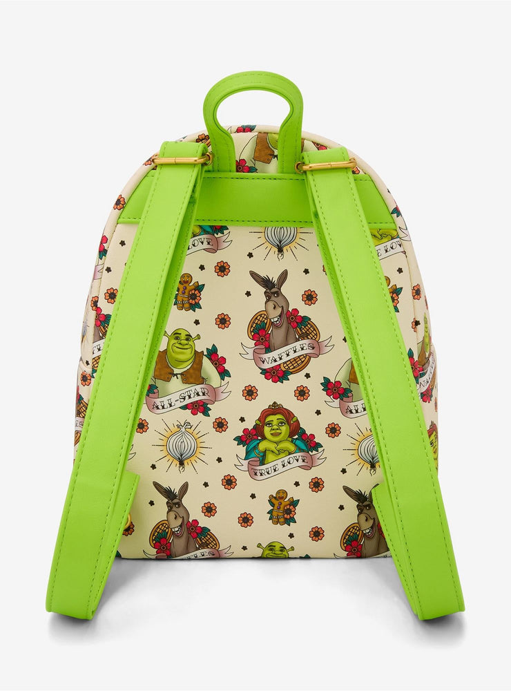 Loungefly x Shrek Tattoo Art Mini Backpack (ONLINE ORDER ONLY)