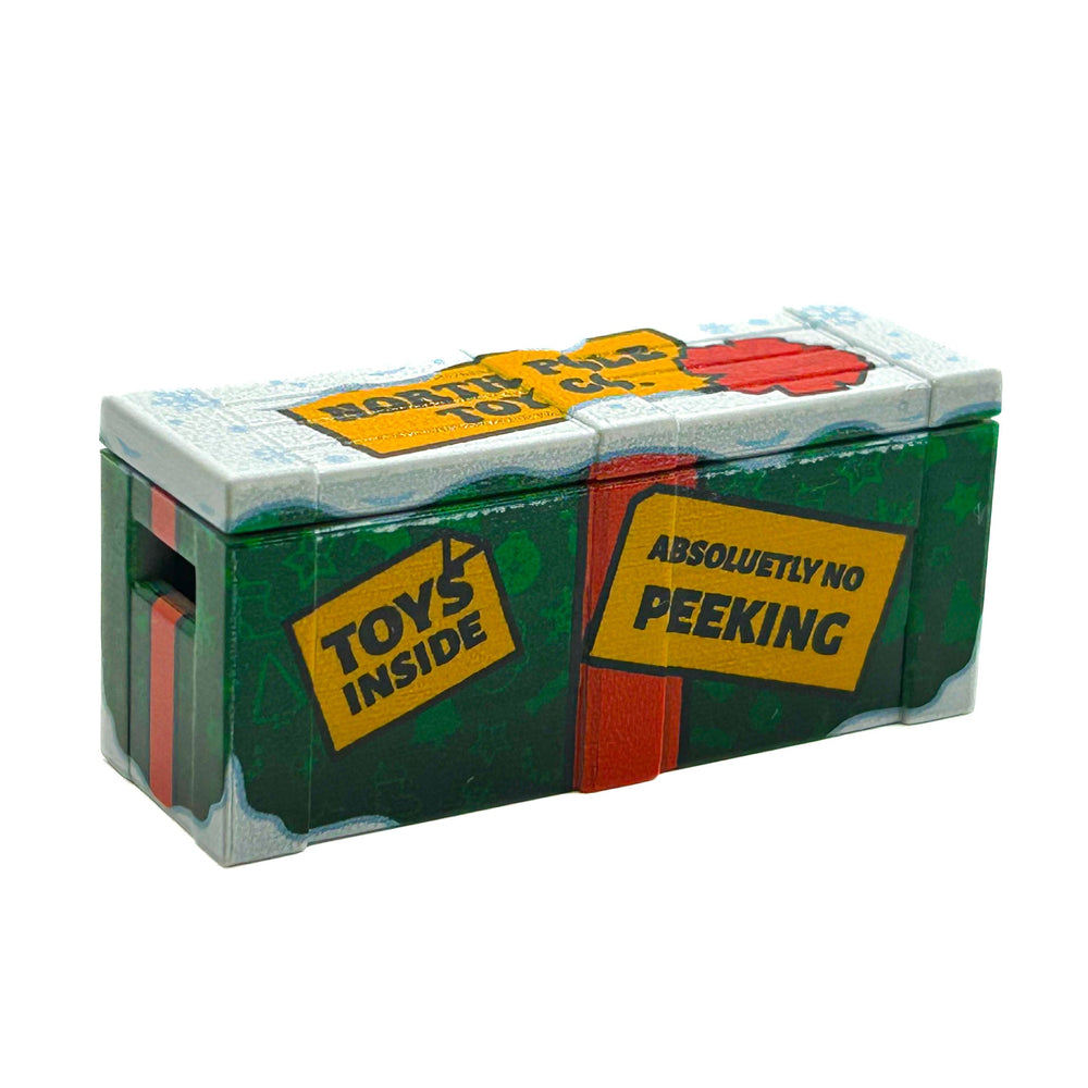 Snow Covered Christmas North Pole Toy Co. Crate BrickArms Crate (ONLINE ORDER ONLY)