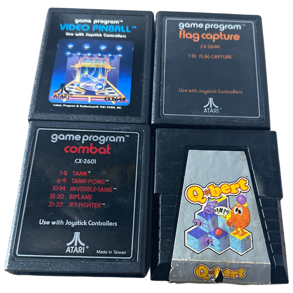 Atari 2600 6-Switch Sears Tele-Games Video Game (4 Game - Bundle) (Refurbished) (Online Order Only)