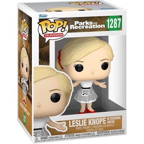 Funko POP! Television: Parks and Recreation - Leslie Knope in Wedding Dress 1287 (ONLINE ORDER ONLY)