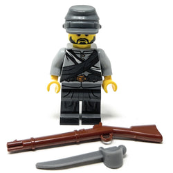 Civil War Confederate Soldier - Custom LEGO Military Minifigure B3 Customs (Online Order Only)