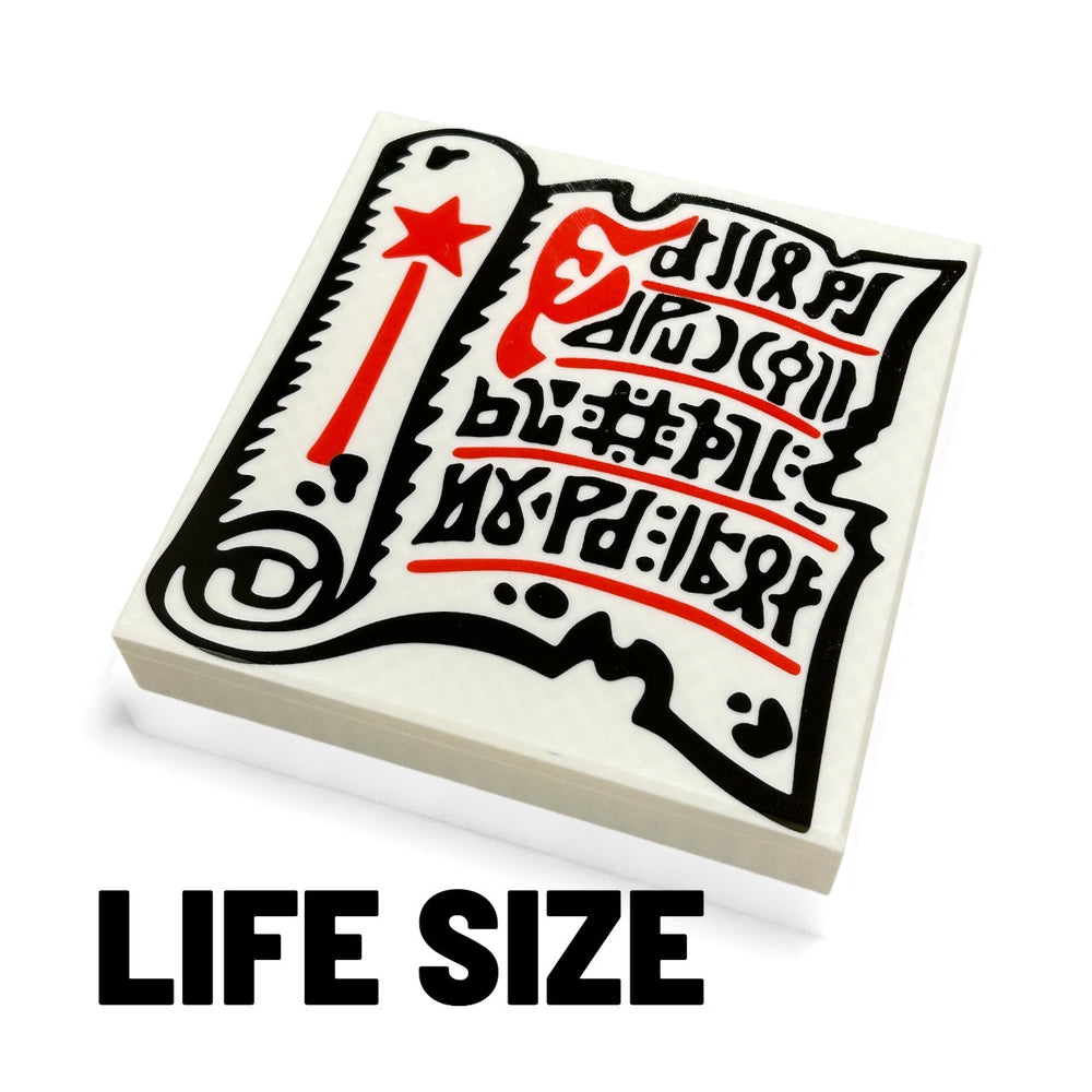 Life-Size 90s Magic Wizard Scroll Tile / Cosplay (ONLINE ORDER ONLY)