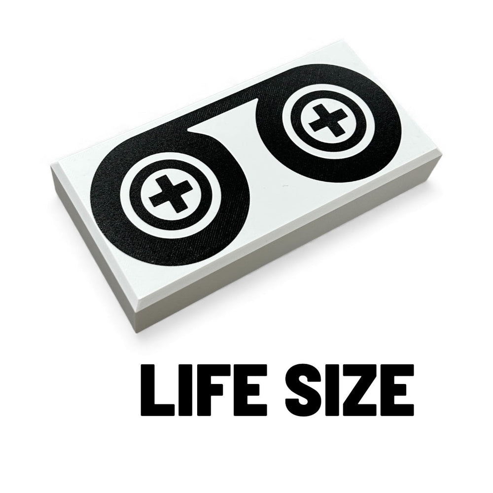 Life-Size 90s Black Tape Reels Tile / Cosplay (ONLINE ORDER ONLY)