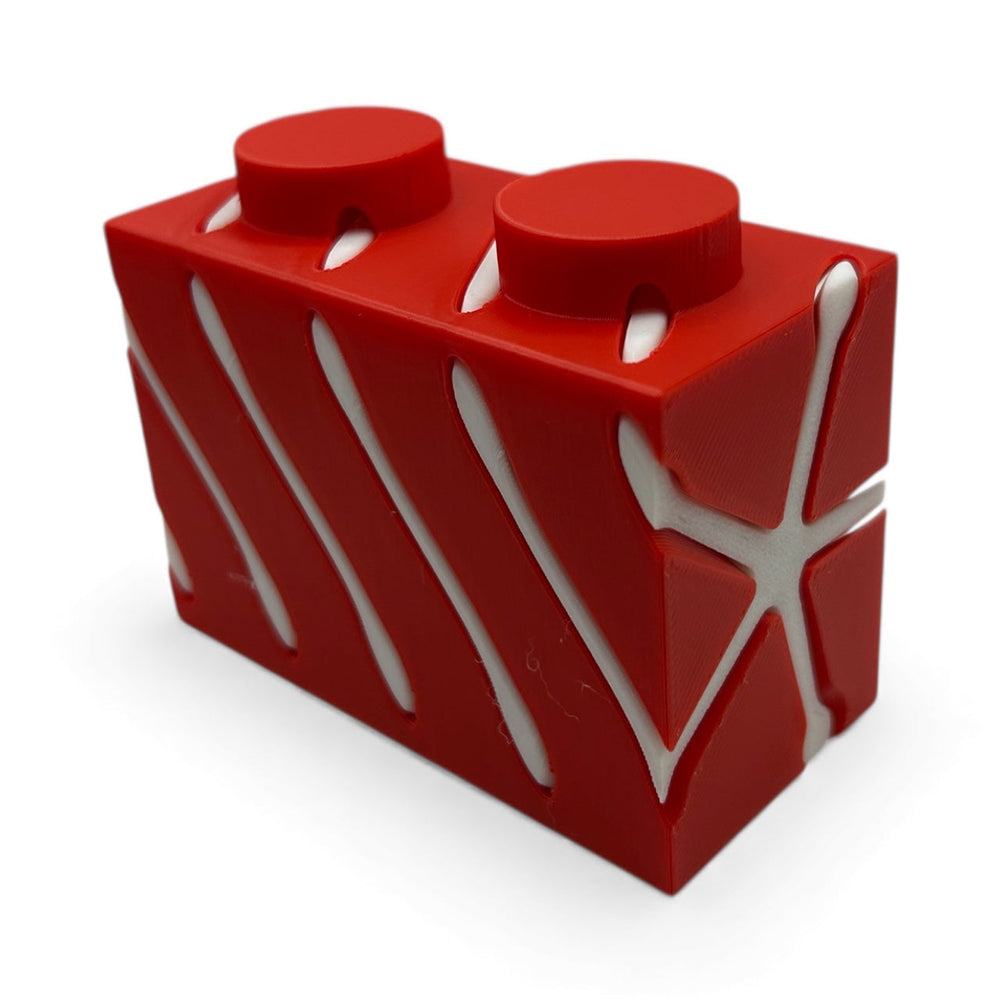 Candy Cane Swirl Christmas Fidget Brick (ONLINE ORDER ONLY)