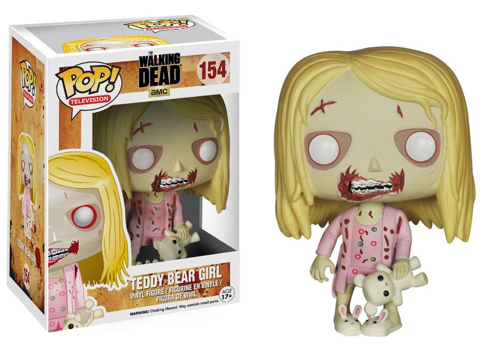 Funko Pop Television The Walking Dead Teddy Bear Girl 154 (ONLINE ORDER ONLY)