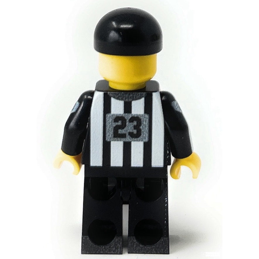 Football Referee Custom Minifig made with LEGO parts - B3 Customs (Online Order Only)