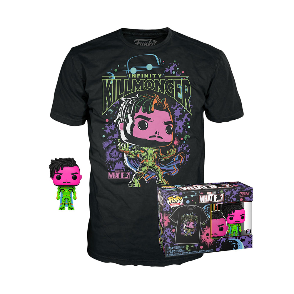 Funko POP! Tees: What If…? Killmonger (XL) (ONLINE ORDER ONLY)