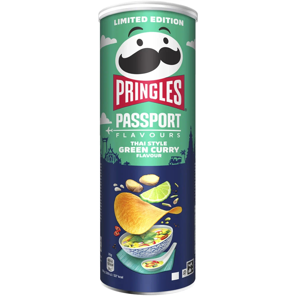 Pringles Passport Flavours: Thai Style Green Curry (165g) (UK) (ONLINE ORDER ONLY)