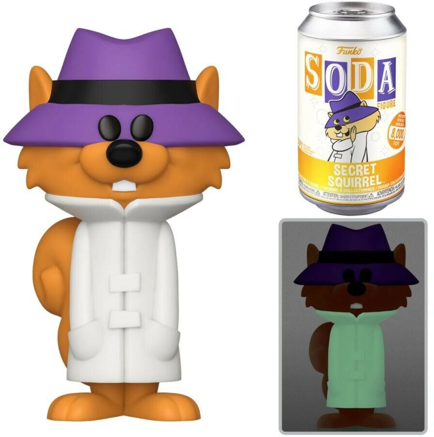Funko: Soda Figure - Secret Squirrel CHASE (ONLINE ORDER ONLY)