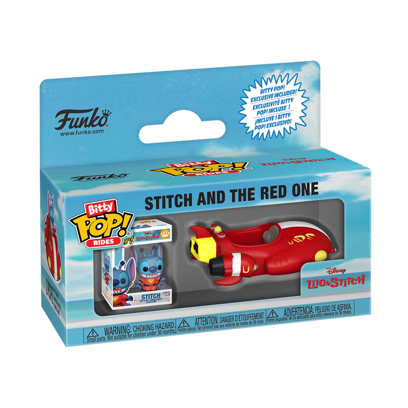 Funko POP! Bitty Rides: Stitch and the Red One (ONLINE ORDER ONLY)