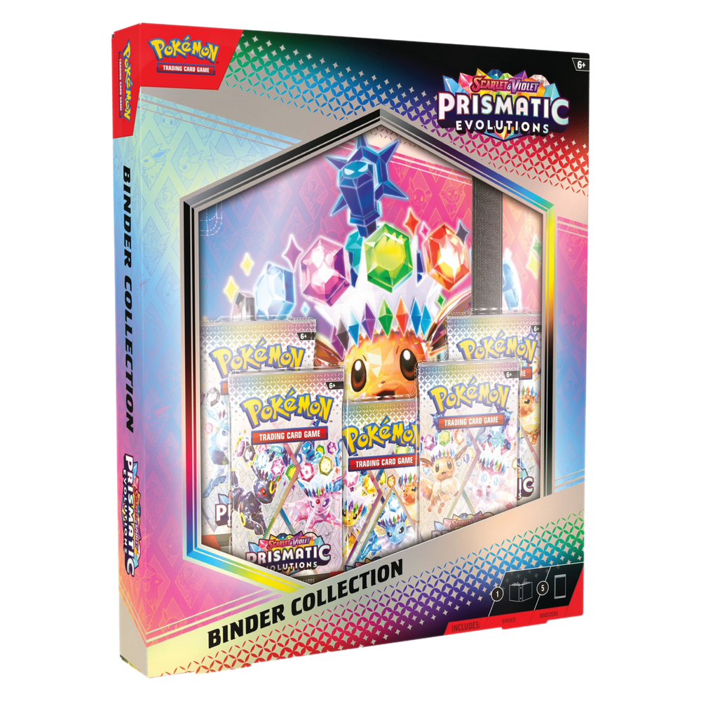Pokemon TCG: Scarlet and Violet 8.5 Prismatic Evolutions Binder Collection (Online Order Only)