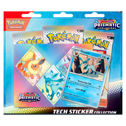 Pokemon TCG: Scarlet & Violet - Prismatic Evolutions Tech Sticker Collection (Online Order Only)