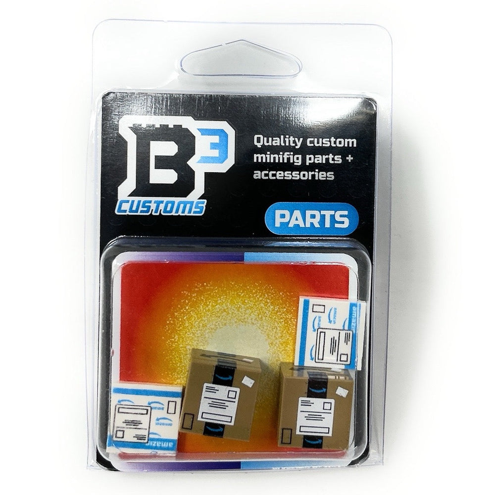 The Amazin Shipping Boxes Pack made with LEGO parts (Online Order Only)