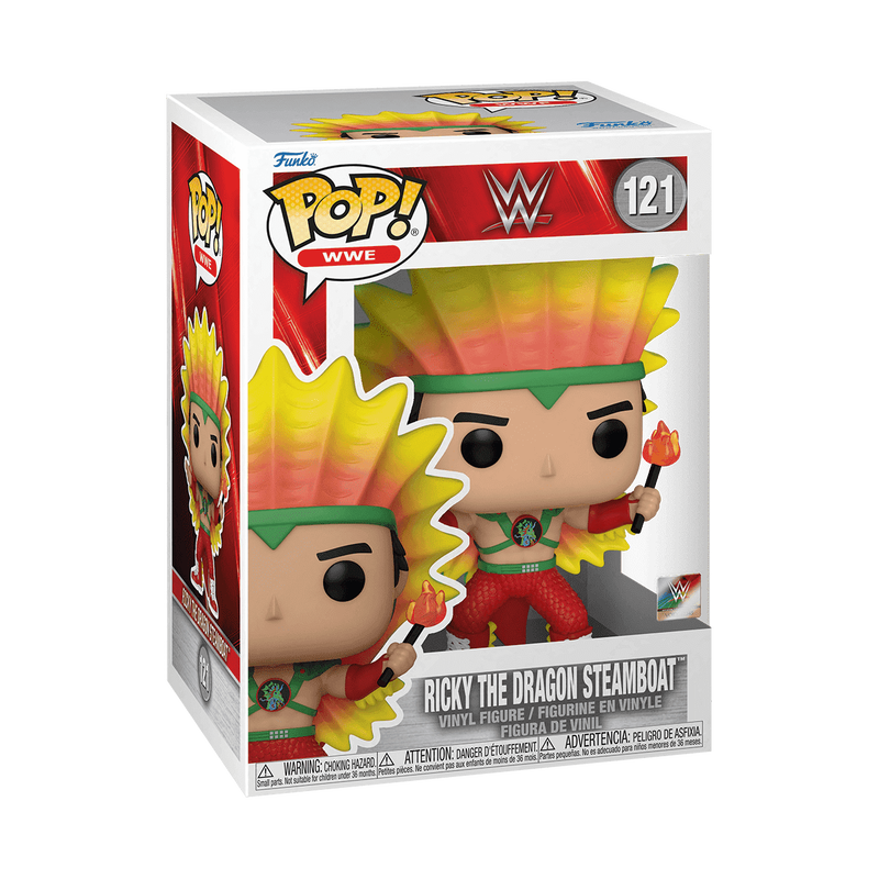 Funko POP! WWE: Ricky “The Dragon” Steamboat 121 (SIGNED) (ONLINE ORDER ONLY)