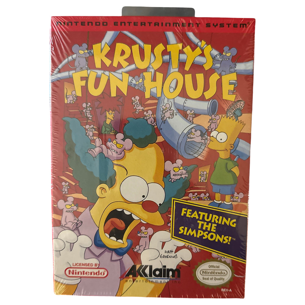 Krusty’s Fun House (Nintendo Entertainment System) – Brand New & Sealed (Online Order Only)
