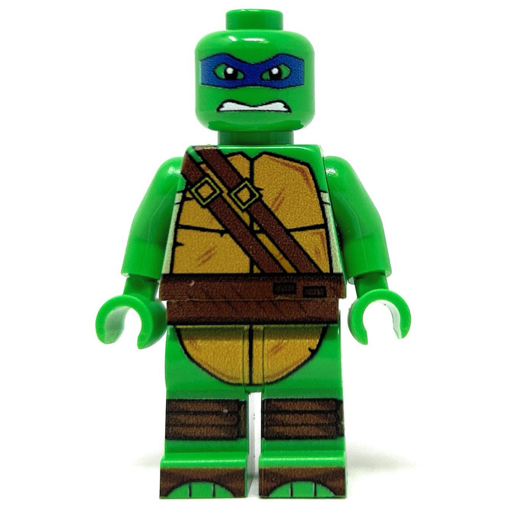 Leo Blue Fighter Turtle - Custom Minifig made using LEGO parts (Online Order Only)