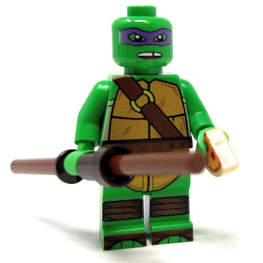 Donny Purple Fighter Turtle - Custom Minifig made using LEGO parts (Online Order Only)