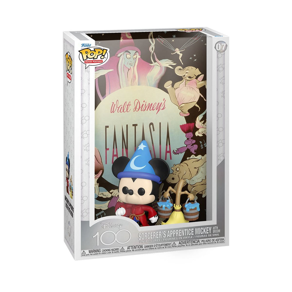 Funko POP! Movie Posters: Disney 100 Sorcerer’s Apprentice Mickey with Broom 07 (ONLINE ORDER ONLY)