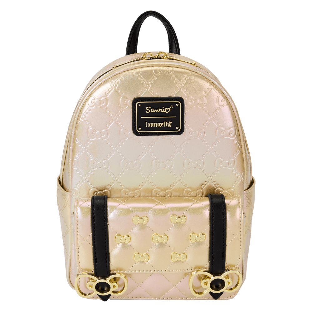 Loungefly Limited Edition Hello Kitty 50th Anniversary Gold Mini Backpack (ONLINE ORDER ONLY)
