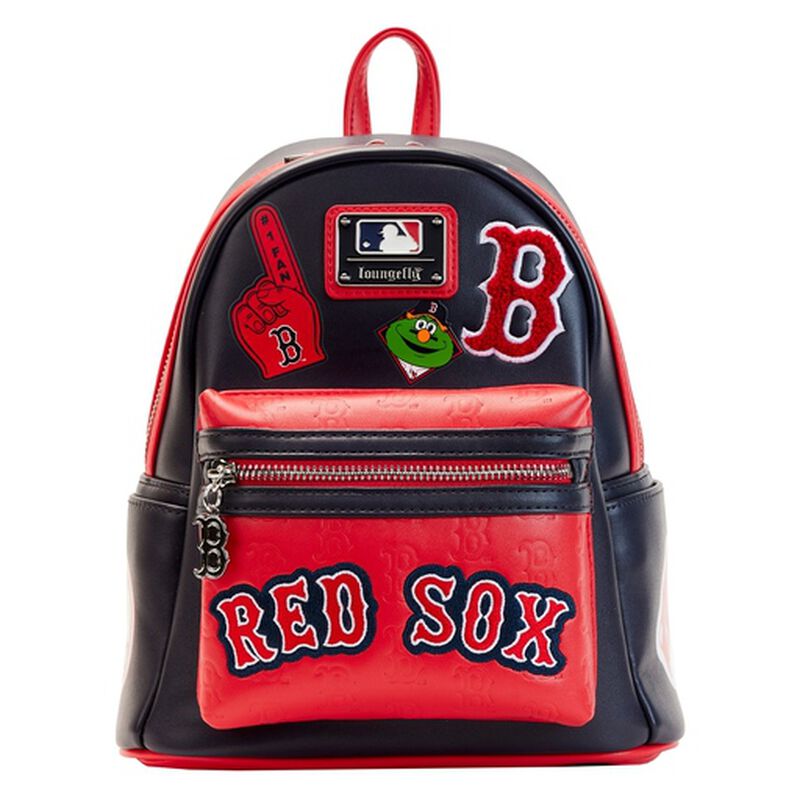 Loungefly MLB Boston Red Sox Patches Mini Backpack (ONLINE ORDER ONLY)