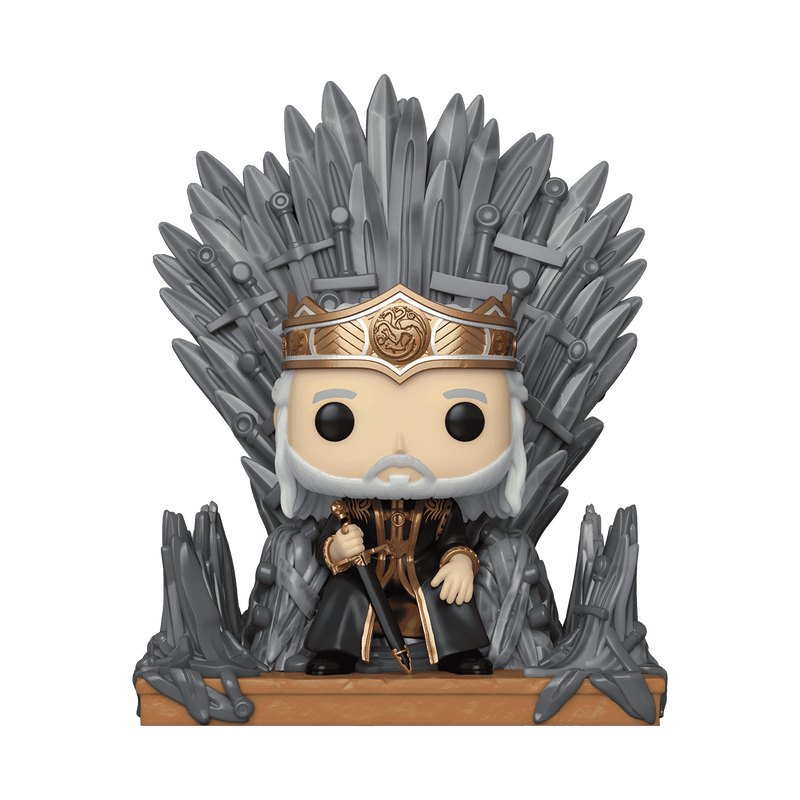 Funko POP! Deluxe: House of the Dragon - Viserys on the Iron Throne 12 (ONLINE ORDER ONLY)