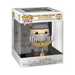 Funko POP! Deluxe: Harry Potter - Albus Dumbledore with Podium 172 (ONLINE ORDER ONLY)