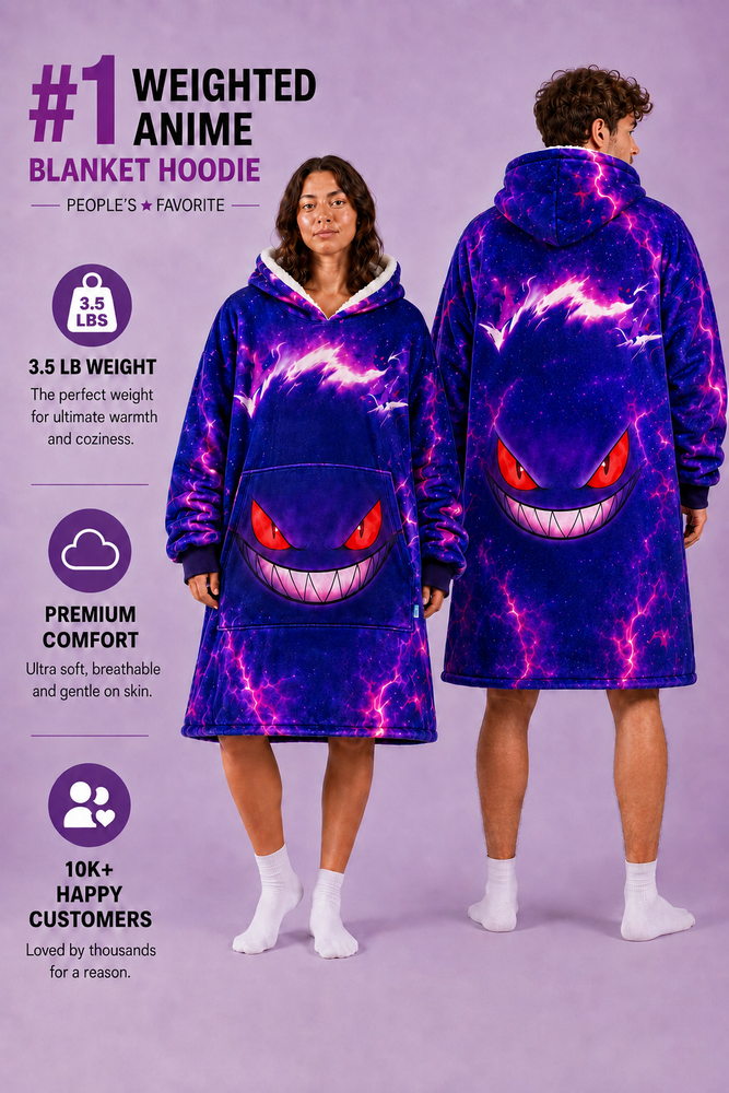 Gengar Blanket Hoodie