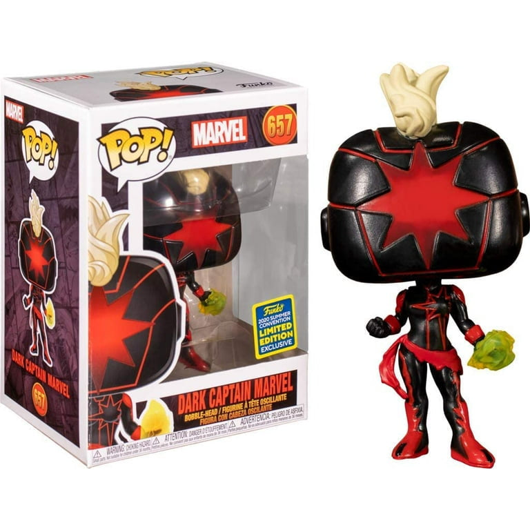 Funko POP! Marvel: Dark Captain Marvel 657 (2020 Comic Con Limited Edition) (ONLINE ORDER ONLY)