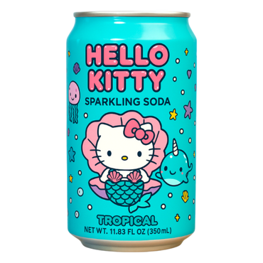 Hello Kitty Sparkling Soda - Tropical (350mL) (Japan) (ONLINE ORDER ONLY)