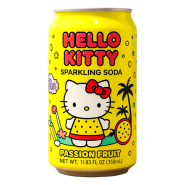 Hello Kitty Sparkling Soda - Passionfruit (350mL) (Japan) (ONLINE ORDER ONLY)