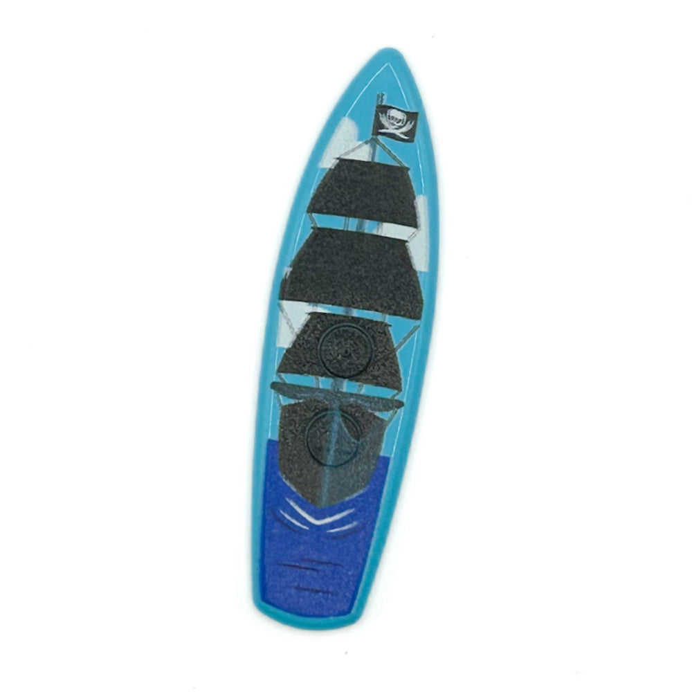 Custom Printed Black Pearl Surfboard made from LEGO® part (Online Order Only)