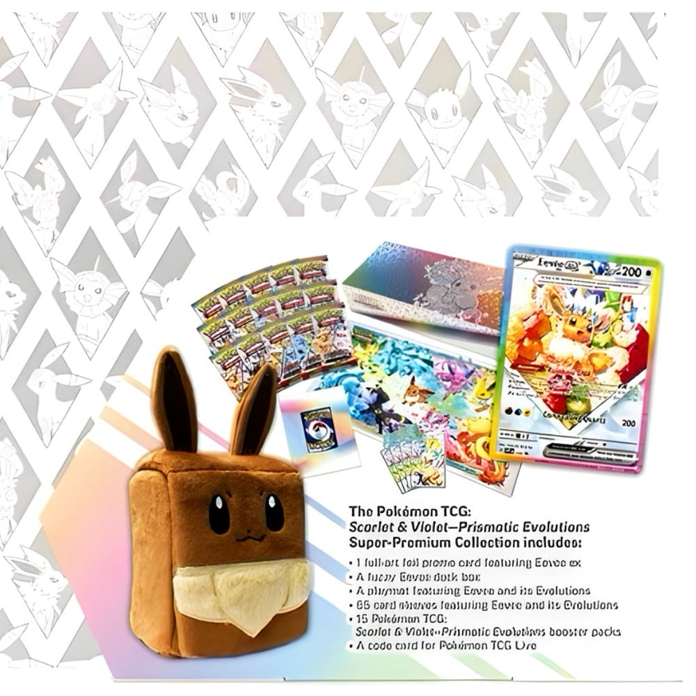 Pokemon Scarlet and Violet 8.5 Prismatic Evolutions Super-Premium Collection (Online Order Only)