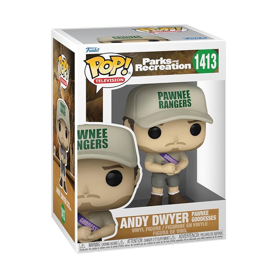 Funko POP! Television: Parks and Recreation - Andy Dwyer Pawnee Goddesses 1413 (ONLINE ORDER ONLY)